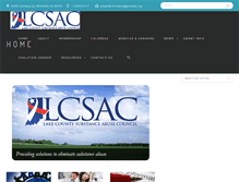 Tablet Screenshot of lcsac.org